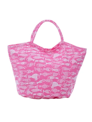 Overbeck and Friends Shopper bag "Crazy Fish" w kolorze różowym - 63 x 45 x 29 cm rozmiar: onesize