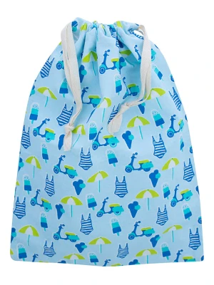 Overbeck and Friends Worek w kolorze błękitnym do przechowywania - 27 x 37 cm rozmiar: onesize