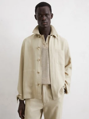 Overshirt Marc O'Polo béžová