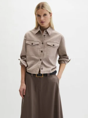 Overshirt oversize Marc O'Polo modrá