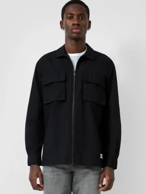 Overshirt z tkaniny ribstop QS czarny