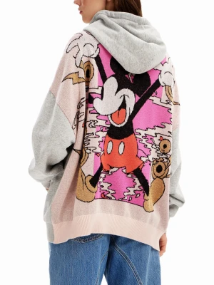 Oversize bluza jacquard Mickey Mouse Desigual