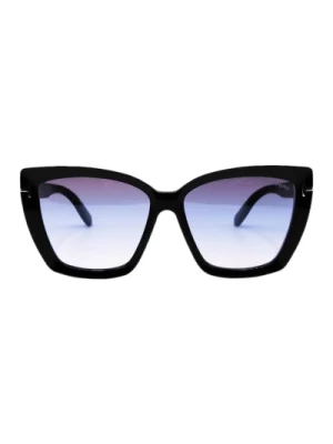 Oversize Czarne Okulary Przeciwsłoneczne Tom Ford