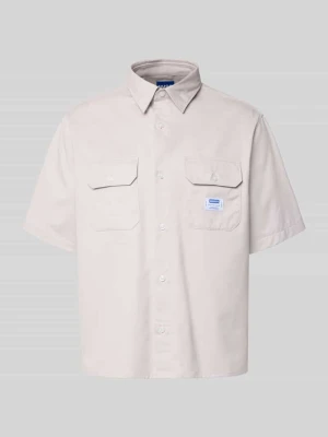 Oversize koszula casual z czystej bawełny model 'Ekyno' Hugo Blue