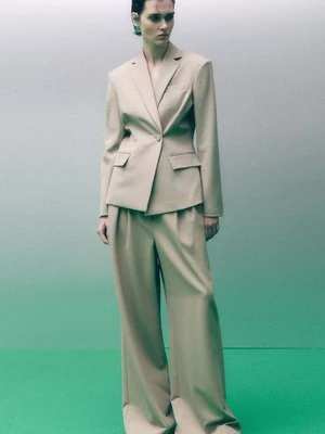 Oversize’owe spodnie z gabardyny PATRIZIA PEPE