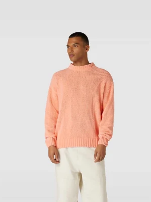 Oversize’owy sweter o wyglądzie dzianiny Bonsai Koralowy