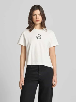 Oversize’owy T-shirt z czystej bawełny model 'SARA METTE' Vero Moda