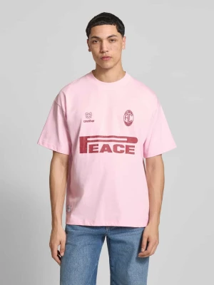 Oversize’owy T-shirt z nadrukiem logo ANOTHER COTTON LAB