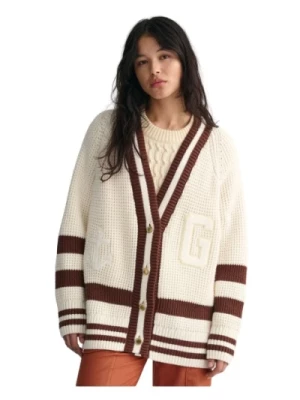 Oversize Sweter z Teksturą Gant