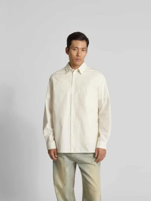 Oversized koszula casualowa z kołnierzykiem typu kent Maison Kitsuné Écru