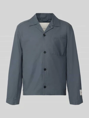 Oversized koszulowa kurtka z mieszanki bawełny i lyocellu CK Calvin Klein