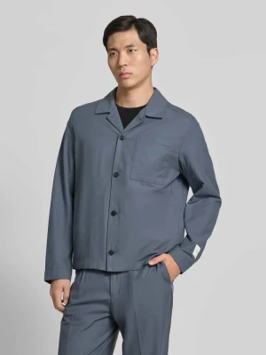 Oversized koszulowa kurtka z mieszanki bawełny i lyocellu CK Calvin Klein