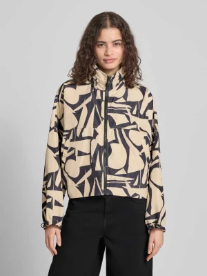 Oversized kurtka koszulowa z wzór na całej powierzchni Model 'BETTY BATSLEEVE' Only