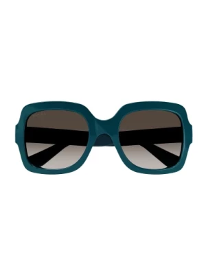 Oversized Kwadratowe Niebieskie Okulary Przeciwsłoneczne dla Kobiet Gucci
