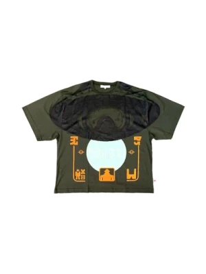 Oversized Rifle Green Peace-T Shirt Walter Van Beirendonck