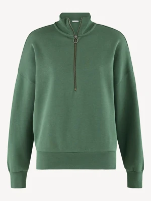 Oversized Sweatshirt zielony - TAMARIS