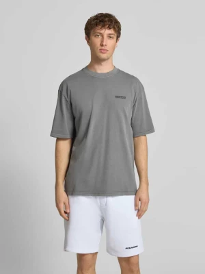 Oversized t-shirt z bawełny model 'Hattem' Pegador