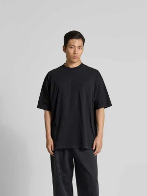 T-shirt o kroju oversized z bawełny Vetements Czarny