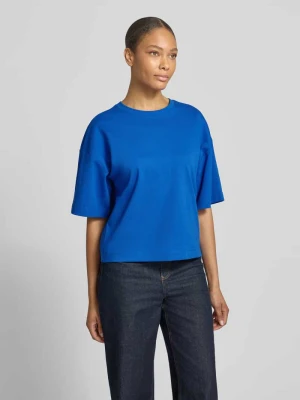Oversized T-shirt z czystej Bawełna s.Oliver Królewski niebieski