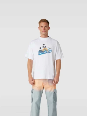 Oversized t-shirt z czystej bawełny Blue Sky Inn Biały