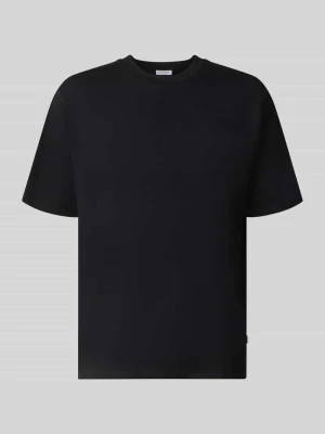 Oversized t-shirt z czystej bawełny lindbergh Czarny