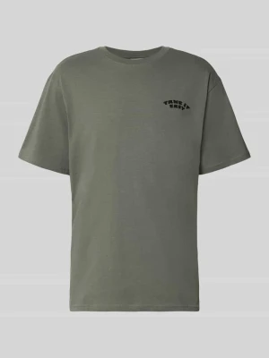 Oversized t-shirt z czystej bawełny model 'PEANUTS' Only & Sons Ciemnoszary