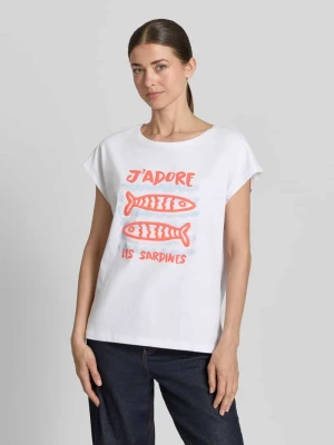 Oversized t-shirt z nadruk z motywem Smith and Soul