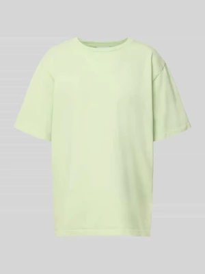 Oversized t-shirt z nadrukiem na plecach model 'Midsummer' OH APRIL
