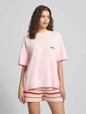 Oversized t-shirt z nadrukiem z logo ANOTHER COTTON LAB