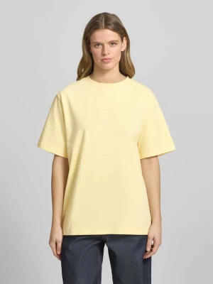 Oversized t-shirt z okrągłym dekoltem model 'Pancake' OH APRIL
