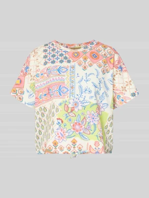 Oversized t-shirt z okrągłym dekoltem Smith and Soul