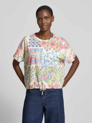 Oversized t-shirt z okrągłym dekoltem Smith and Soul