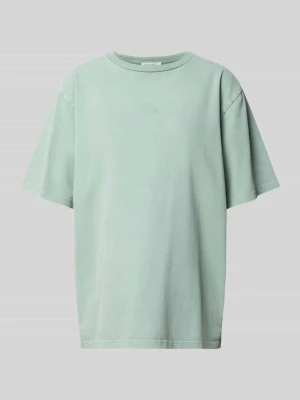 Oversized T-shirt z Wyhaftowane logo OH APRIL