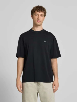 Oversized T-shirt z Wyhaftowane logo PEGADOR