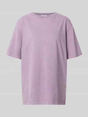 Oversized t-shirt z wyhaftowanym logo model 'Farmers Market' OH APRIL