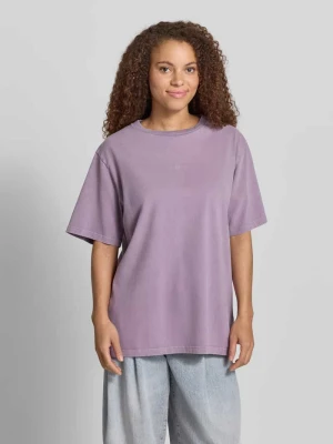 Oversized t-shirt z wyhaftowanym logo model 'Farmers Market' OH APRIL