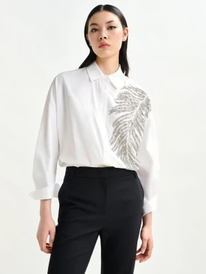 OVERSIZOWA KOSZULA Z CEKINKAMI ESSENTIEL ANTWERP