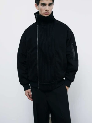 Oversizowa kurtka bomberka z podwójnym zapięciem PATRIZIA PEPE