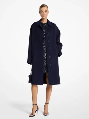 Oversizowy balmacaan z dwustronnej wełny MICHAEL KORS COLLECTION