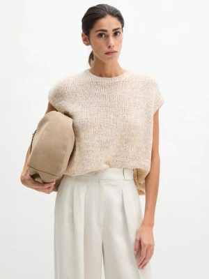 Zdjęcie produktu Oversizowy sweter bez rękawów z dzianiny Marc O'Polo