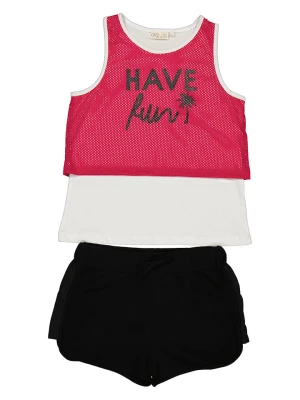 OVS 2-częściowy zestaw w kolorze czarno-różowym rozmiar: 170