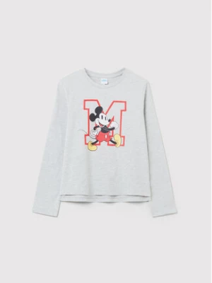 OVS Bluzka MICKEY & FRIENDS 1433576 Szary Regular Fit