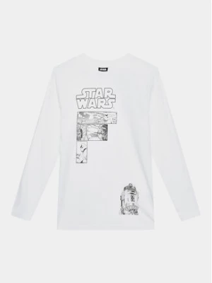 OVS Bluzka STAR WARS 1891928 Biały Regular Fit