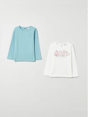 OVS Komplet bluzek 1843645 Zielony Regular Fit