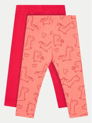 OVS Komplet legginsów 1975848 Pomarańczowy Slim Fit