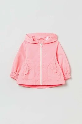 OVS kurtka niemowlęca kolor różowy