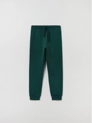 OVS Spodnie dresowe 1833882 Zielony Regular Fit