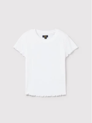 OVS T-Shirt 1477247 Biały Regular Fit