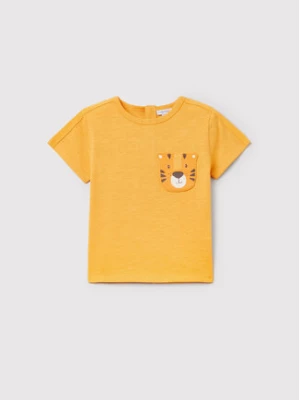 OVS T-Shirt 1480390 Pomarańczowy Regular Fit