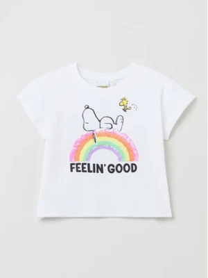 OVS T-Shirt 1759667 Biały Regular Fit